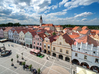 Adventmarkt - Masarykplatz in Třeboň